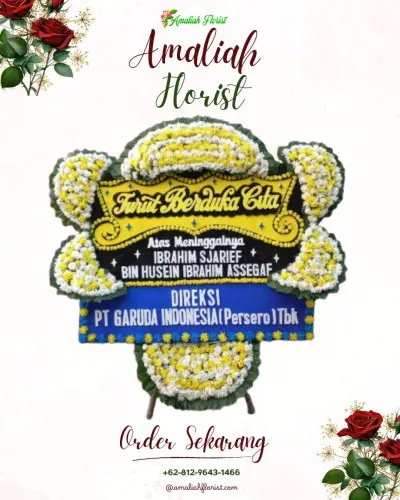 Papan Bunga Duka di Rajeg Mulya