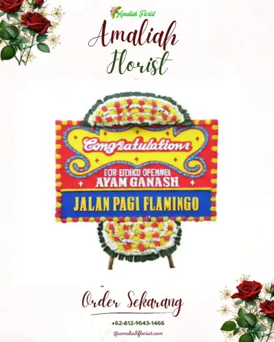 Bunga Papan Congratulation di Rajeg Mulya